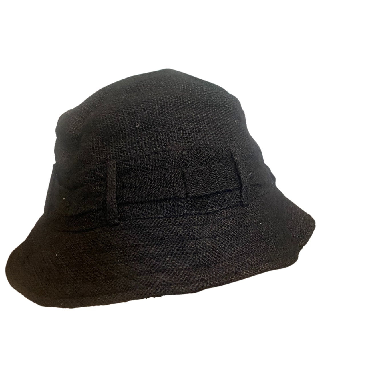 Wild Nettle Black Bucket Hat - Unisex - Summer hat