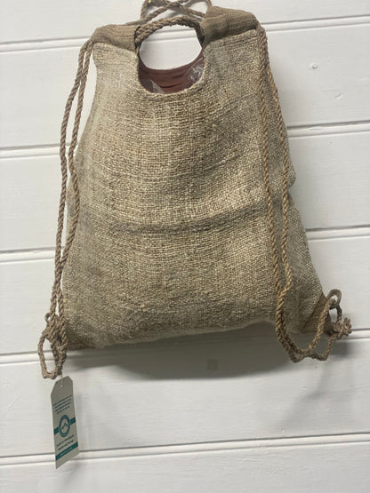 100% Hemp tote & drawstring bag with handle