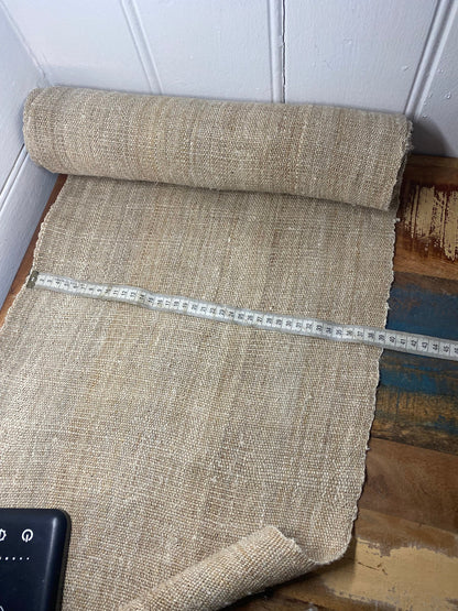 100% Hemp Handloom fabric - Roll of 3.5 M